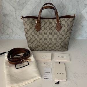 Authentic Gucci GG Supreme Tote